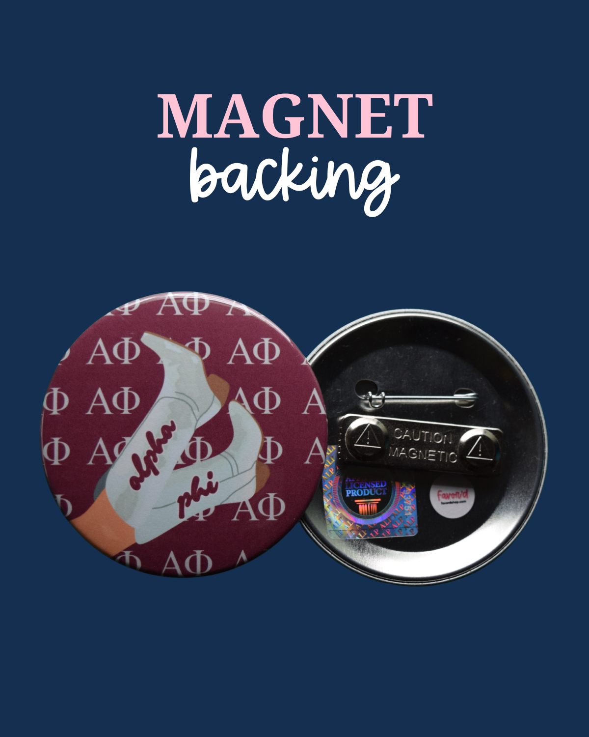 Alpha Phi Boot Button