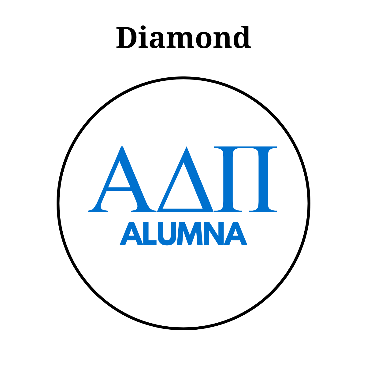 Alpha Delta Pi Alumna Button