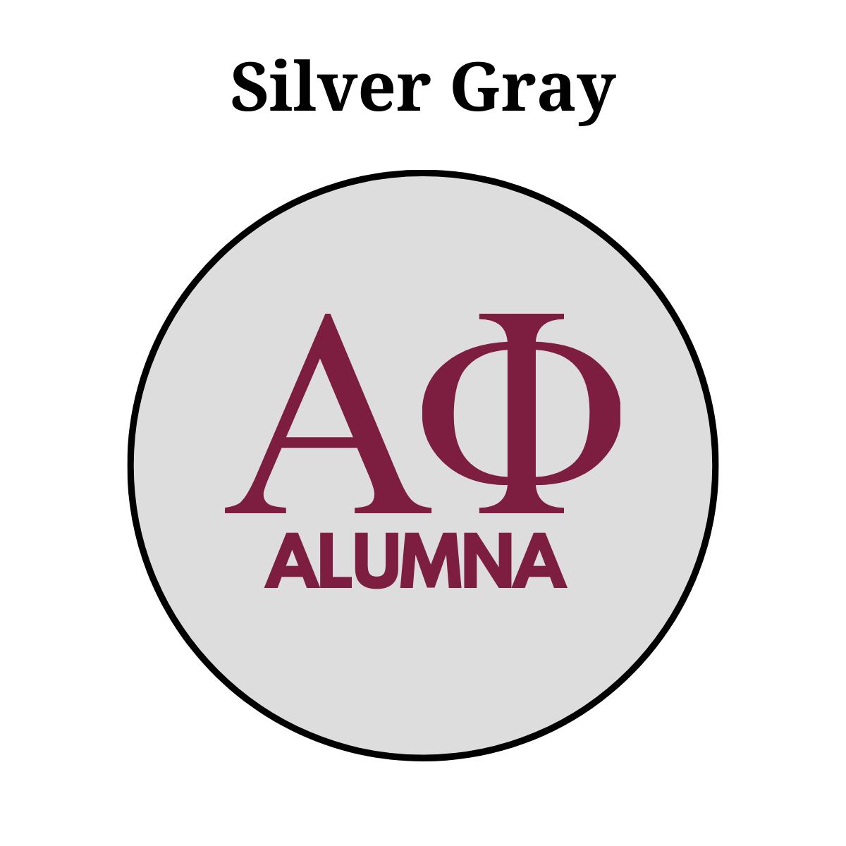 Alpha Phi Alumna Button