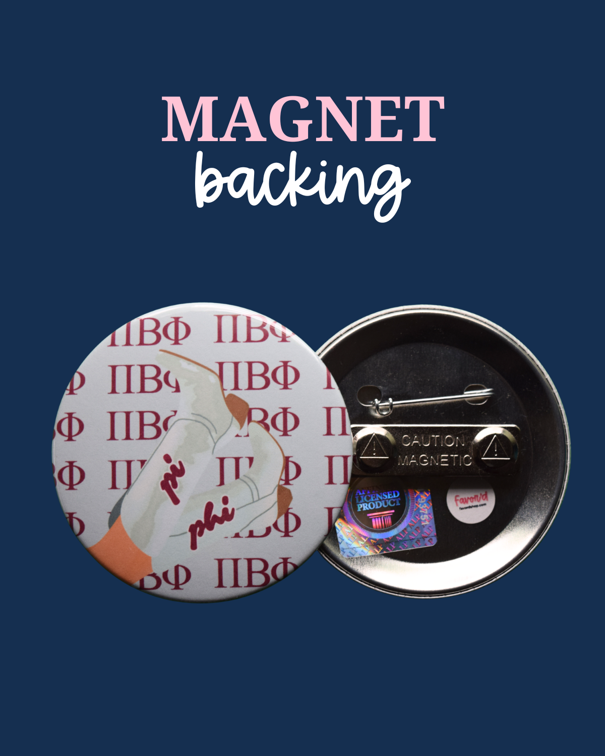 Pi Beta Phi Boot Button