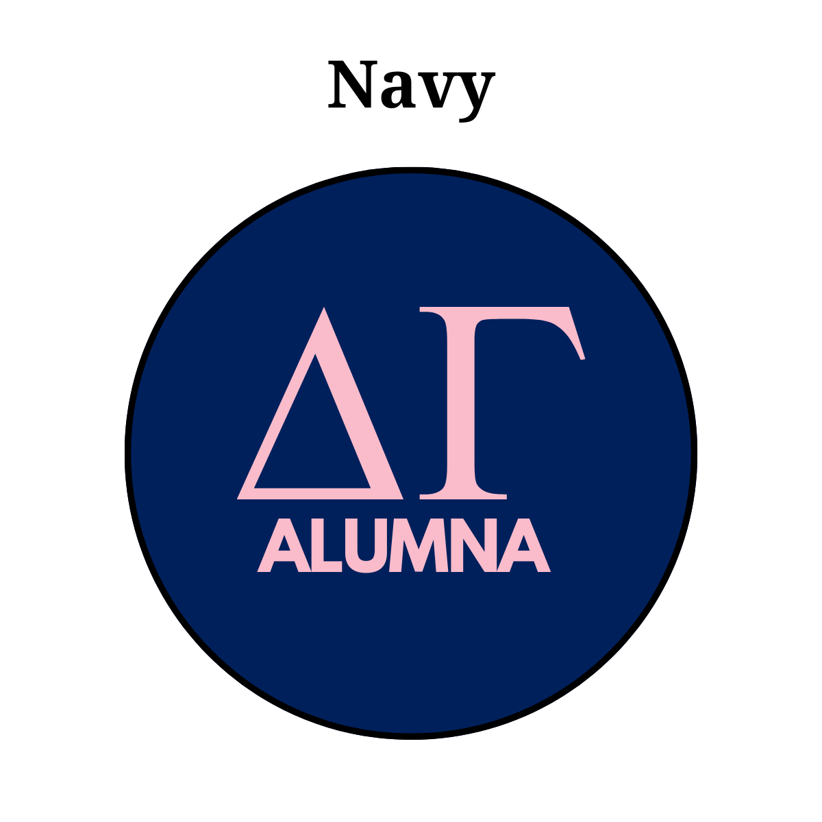 Delta Gamma Alumna Button