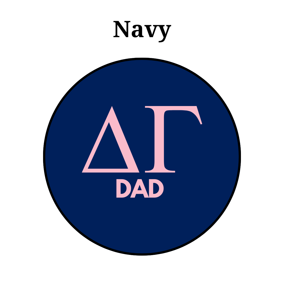 Delta Gamma Dad Button