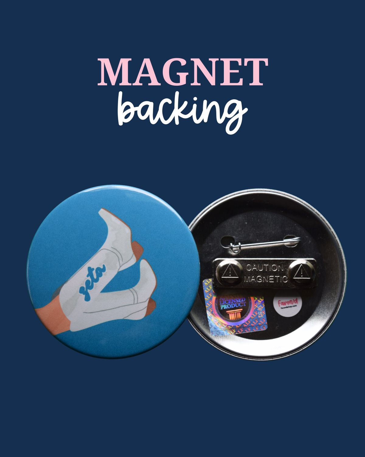 Zeta Tau Alpha Blank Boot Button