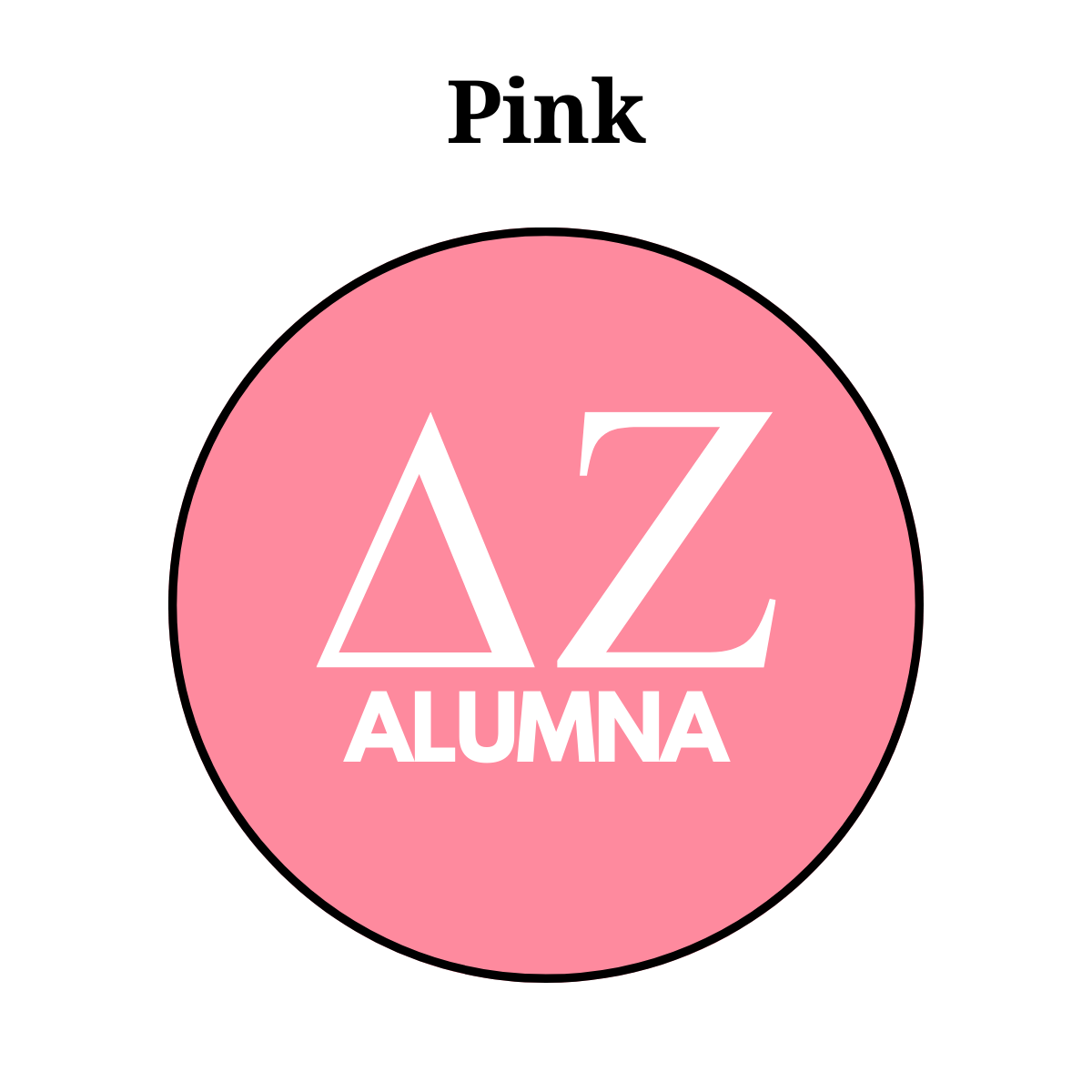 Delta Zeta Alumna Button