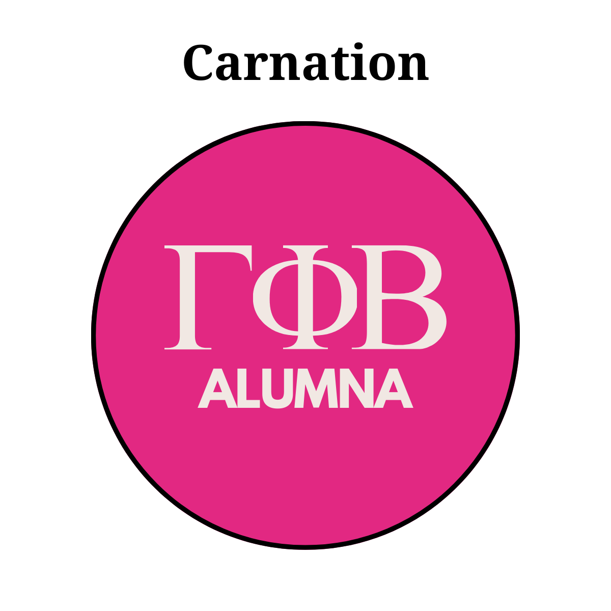 Gamma Phi Beta Alumna Button
