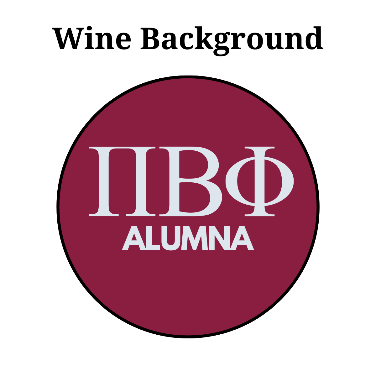 Pi Beta Phi Alumna Button