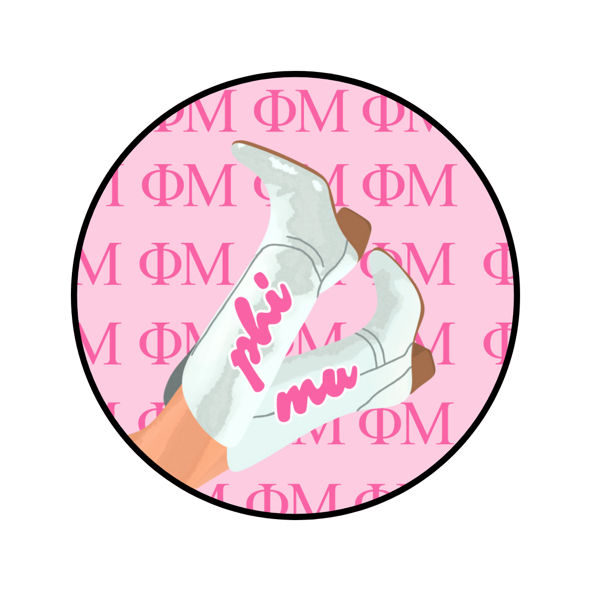 Phi Mu Boot Button