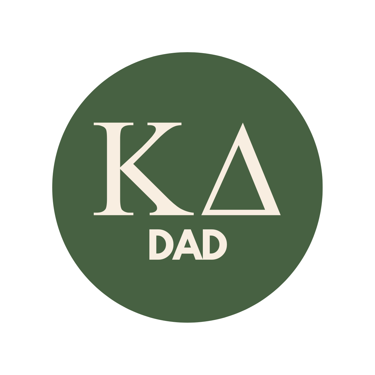 KD Dad Button (Dark Olive)