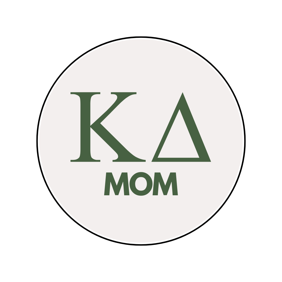 KD Mom Button (Pearl White)