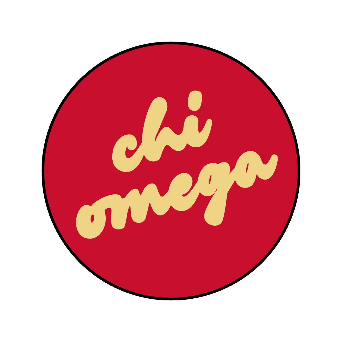 Chi Omega Button