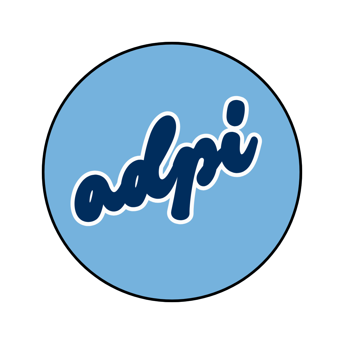 Alpha Delta Pi Blank Button