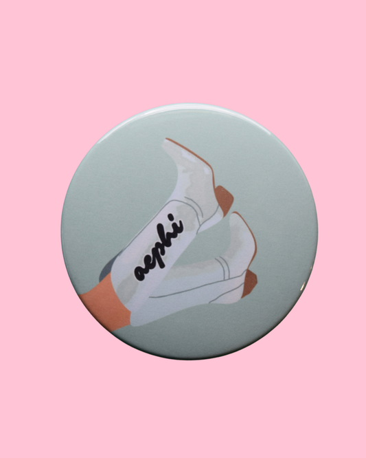 Alpha Epsilon Phi Blank Boot Button