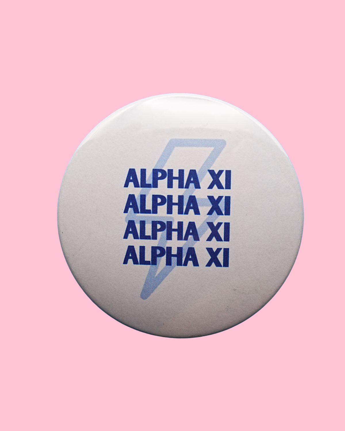 Alpha Xi Delta Lightning Bolt Button