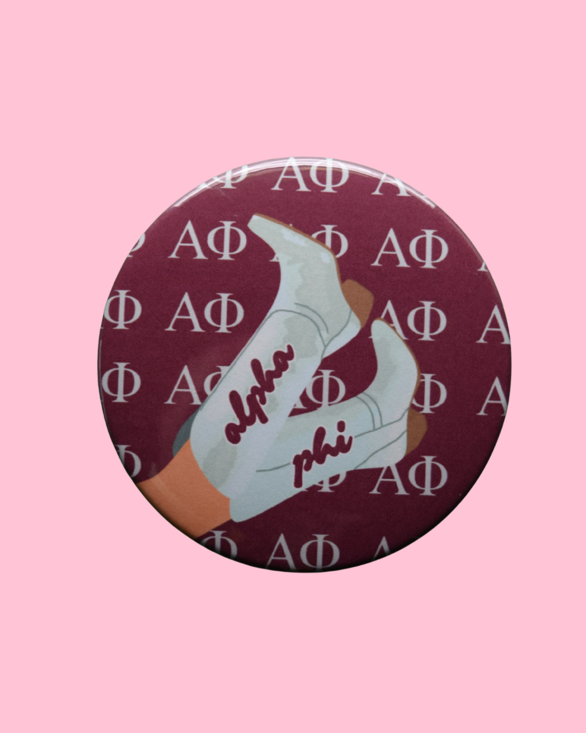 Alpha Phi Boot Button