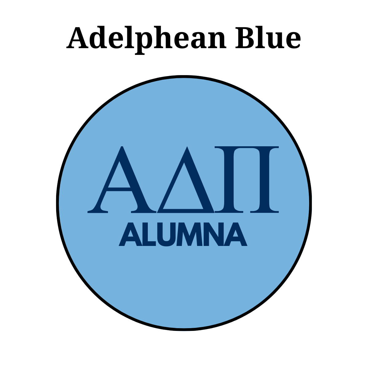Alpha Delta Pi Alumna Button