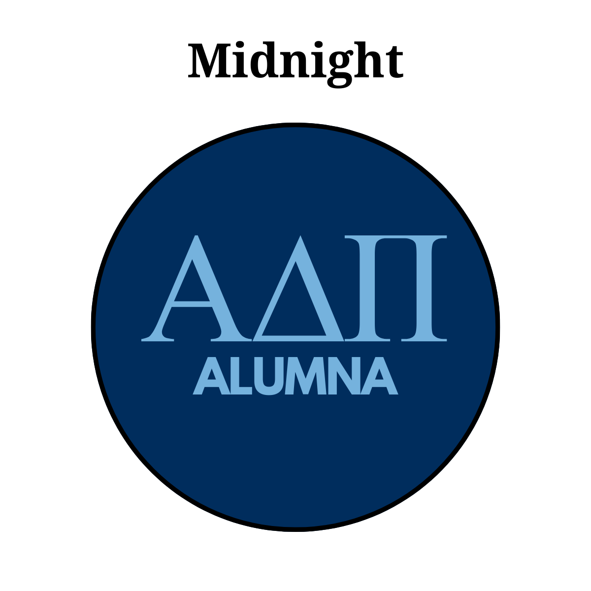 Alpha Delta Pi Alumna Button