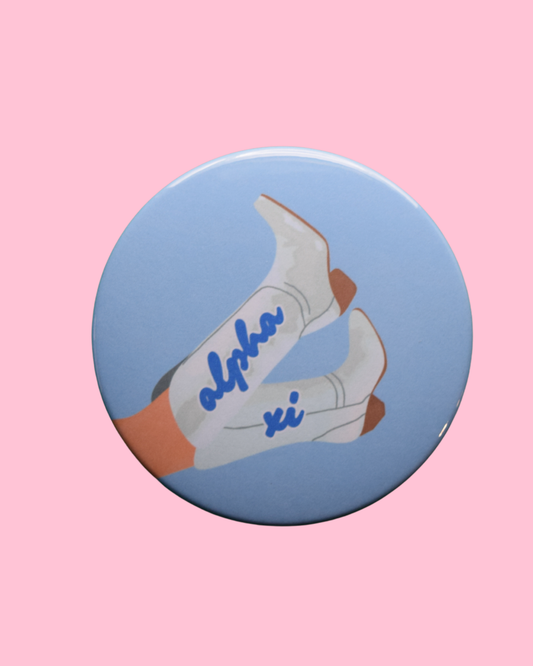 Alpha Xi Delta Boot Button