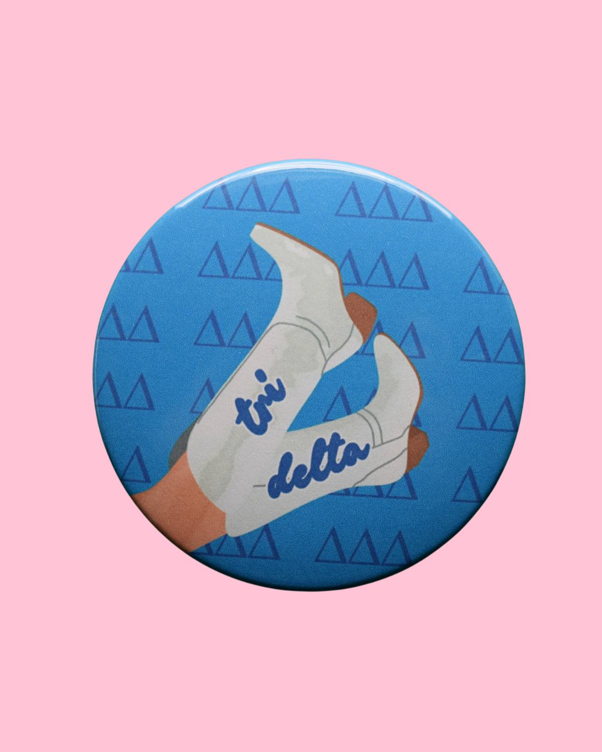 Delta Delta Delta Boot Button