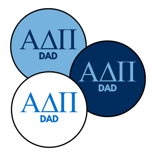 Alpha Delta Pi Dad Button