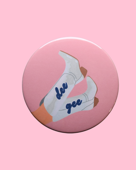 Delta Gamma Blank Boot Button