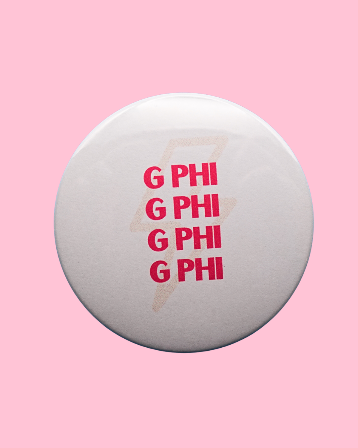 Gamma Phi Beta Lightning Bolt Button