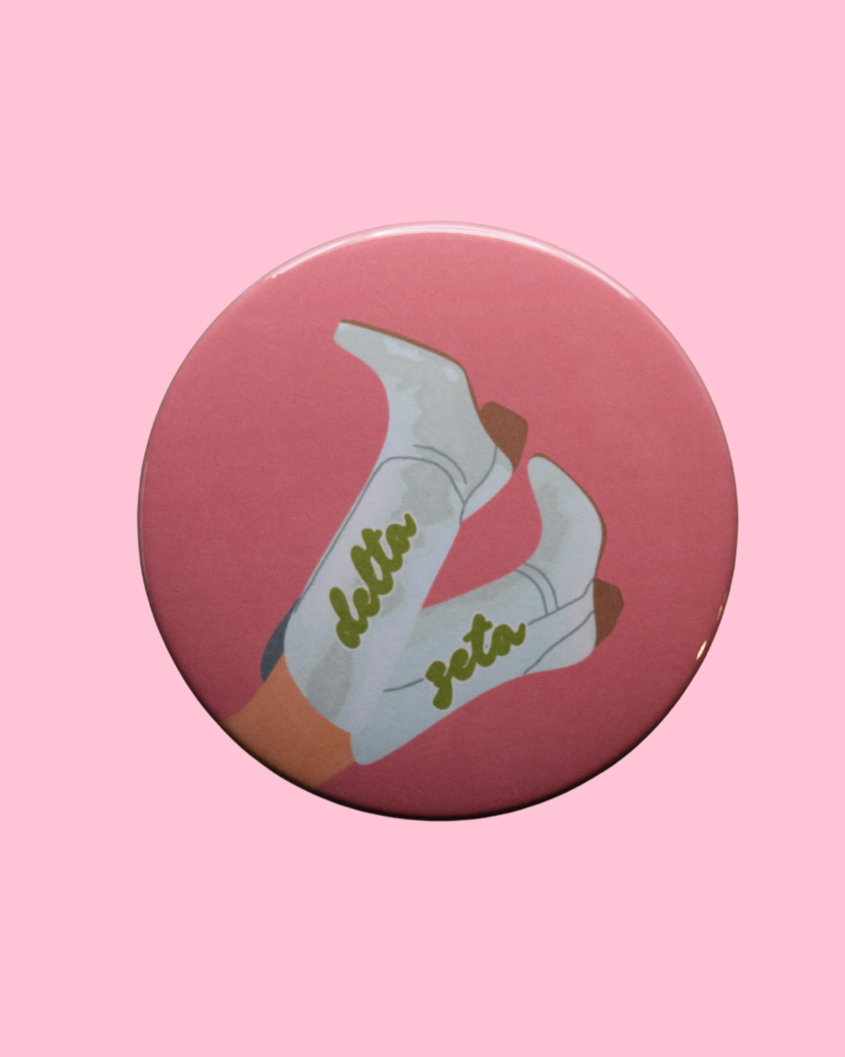 Delta Zeta Blank Boot Button