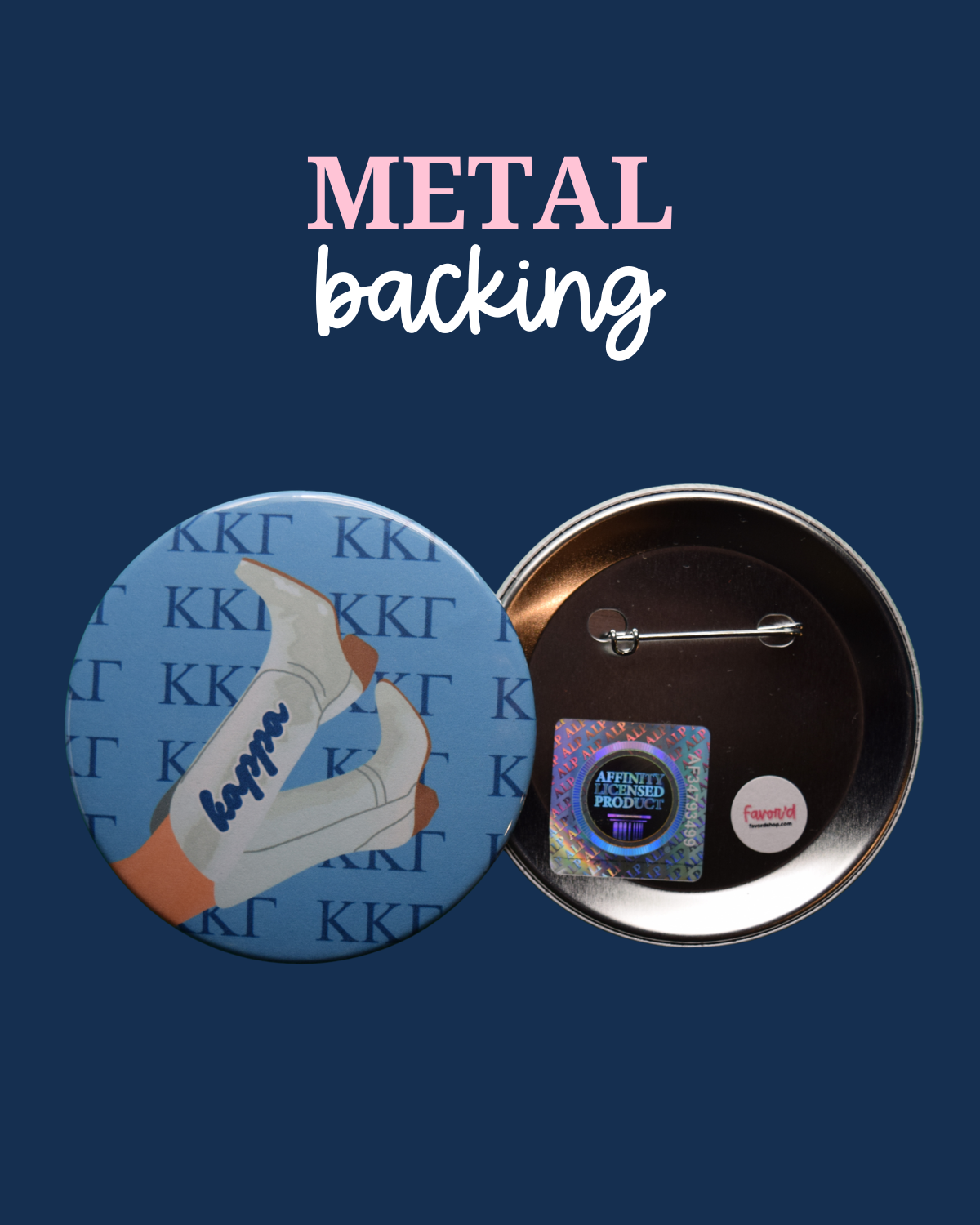 Kappa Kappa Gamma Boot Button