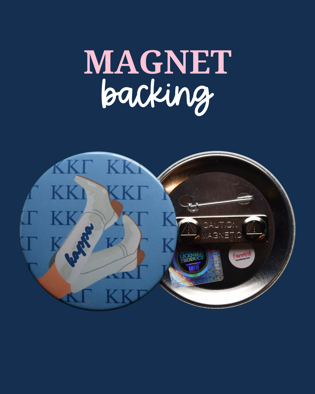 Kappa Kappa Gamma Boot Button