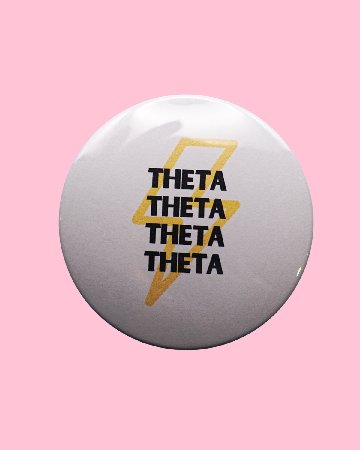 Kappa Alpha Theta Lightning Bolt Button