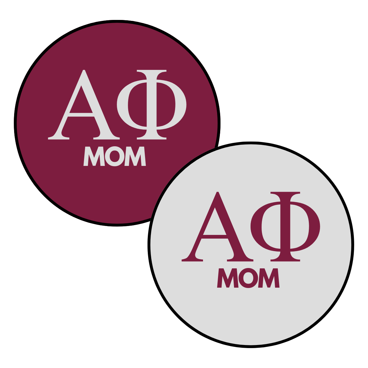 Alpha Phi Mom Button