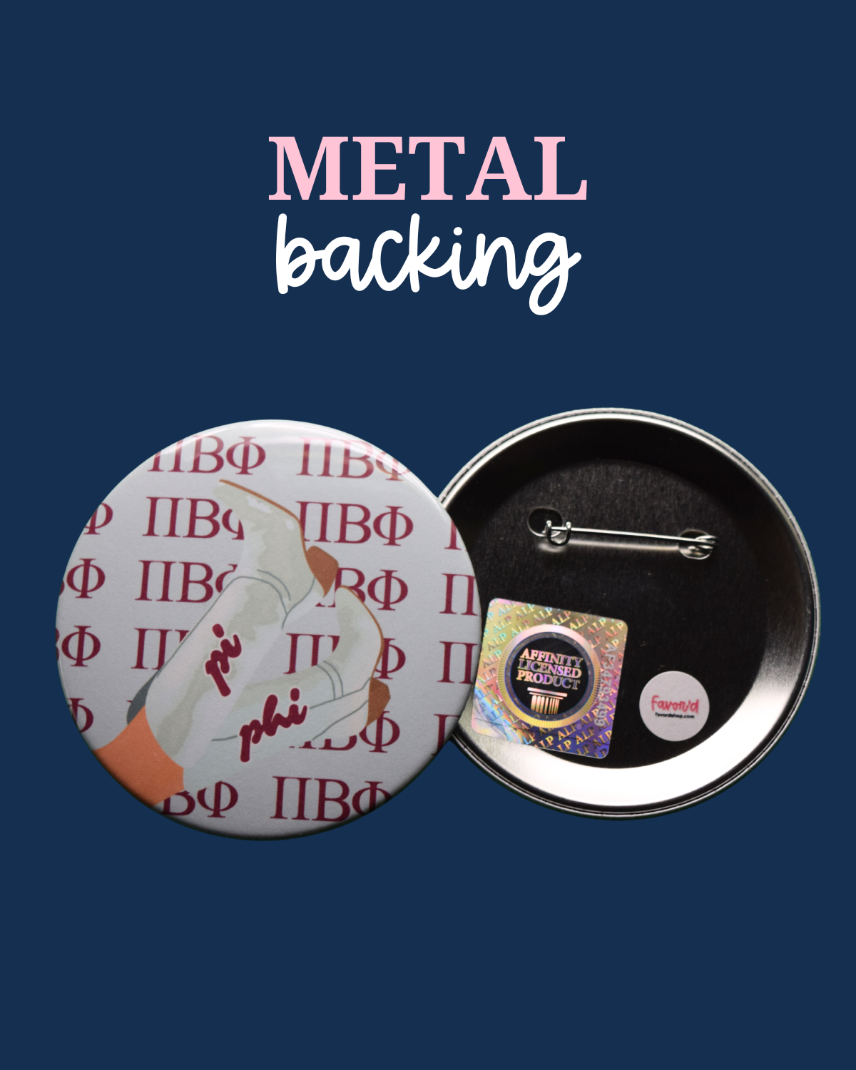 Pi Beta Phi Boot Button