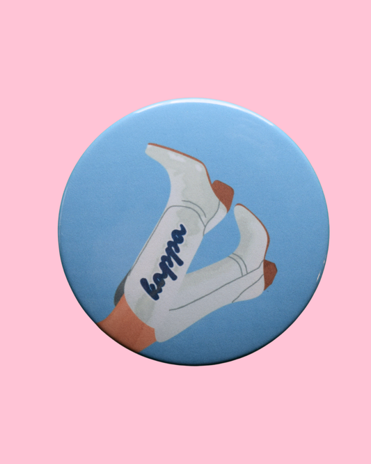 Kappa Kappa Gamma Blank Boot Button