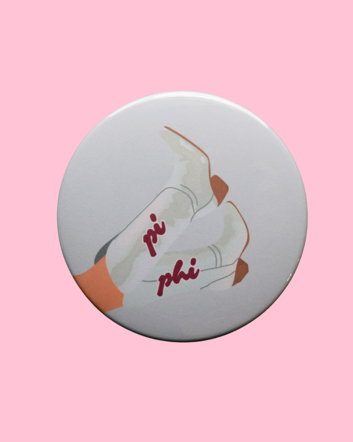 Pi Beta Phi Blank Boot Button