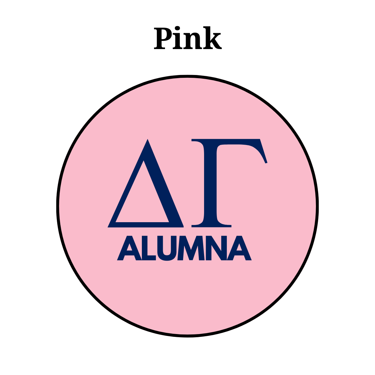 Delta Gamma Alumna Button
