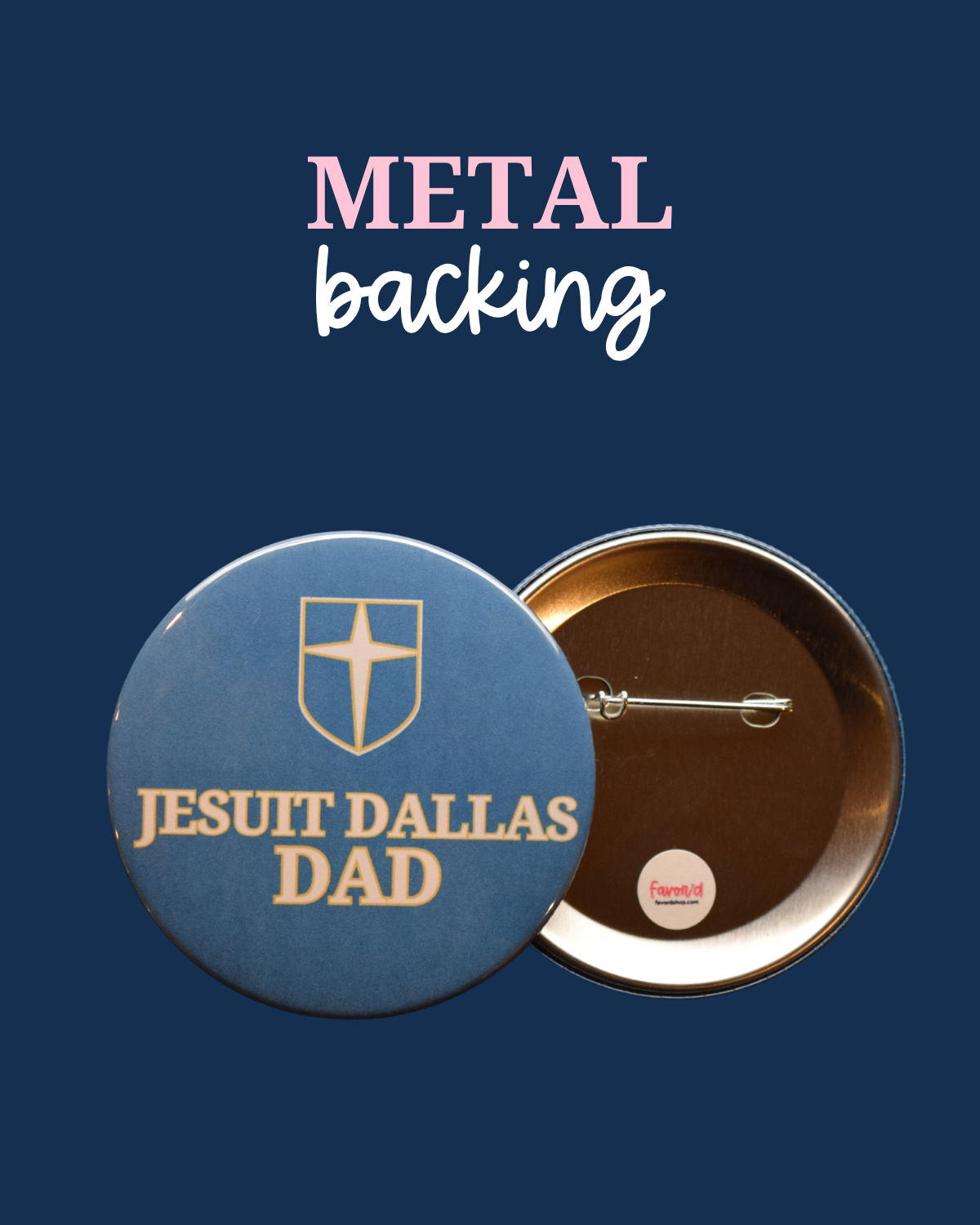 Jesuit Dallas Dad Button