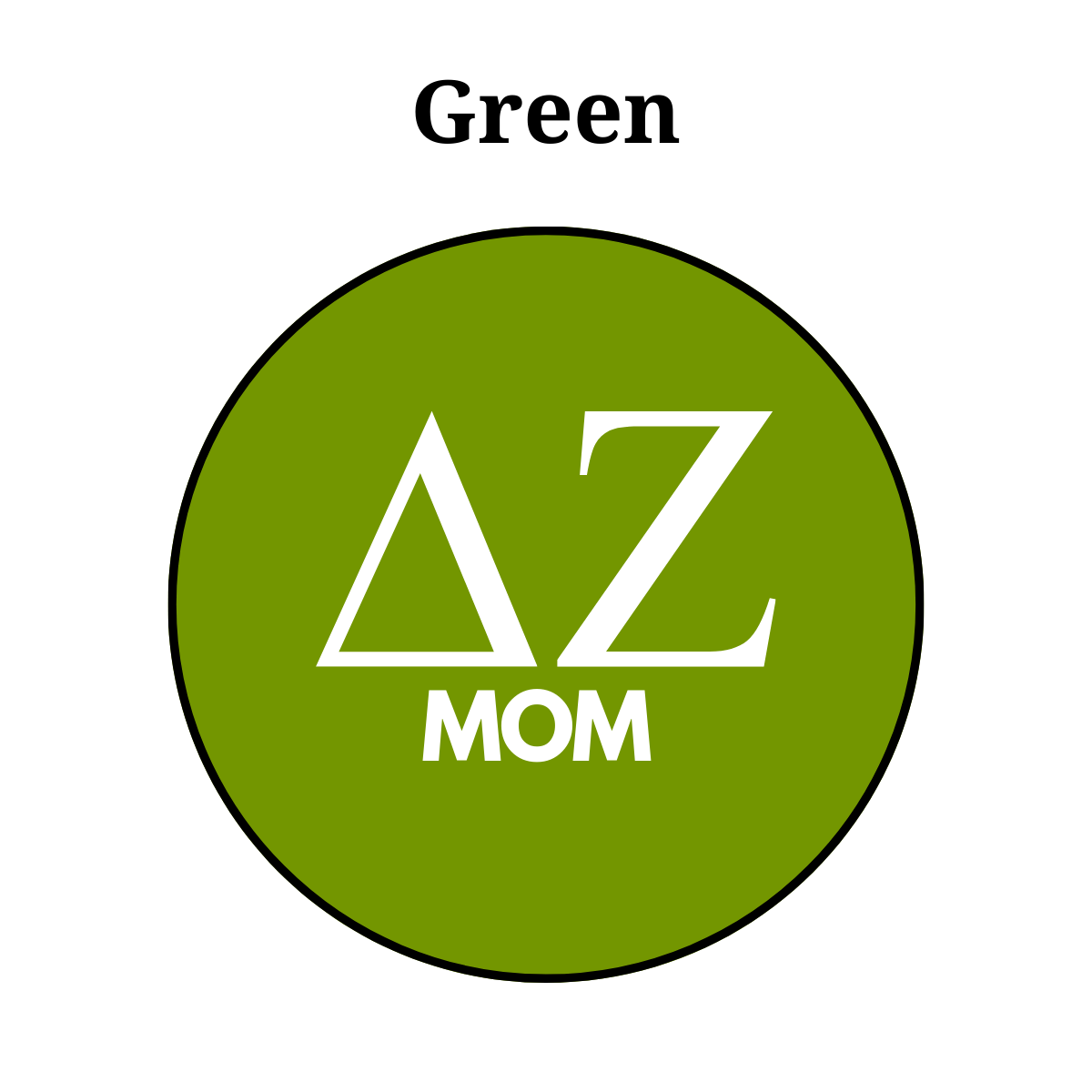 Delta Zeta Mom Button