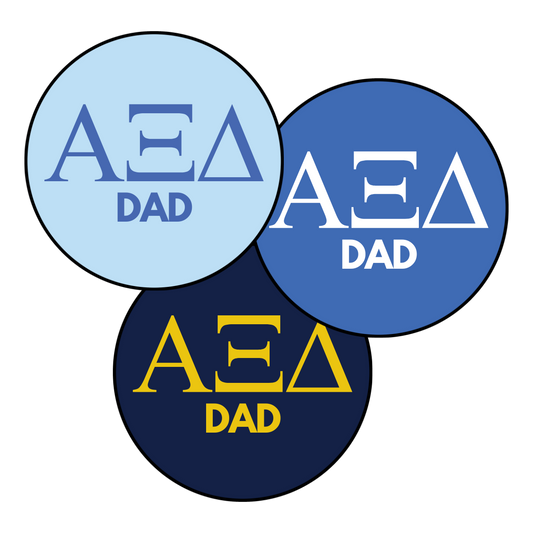 Alpha Xi Delta Dad Button