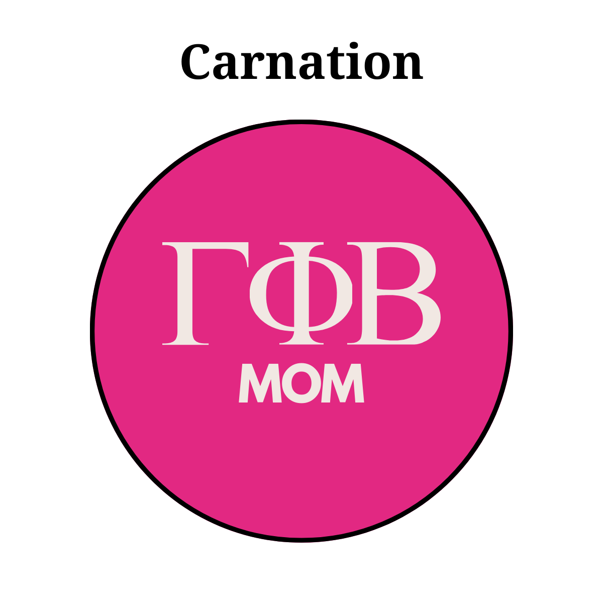 Gamma Phi Beta Mom Button