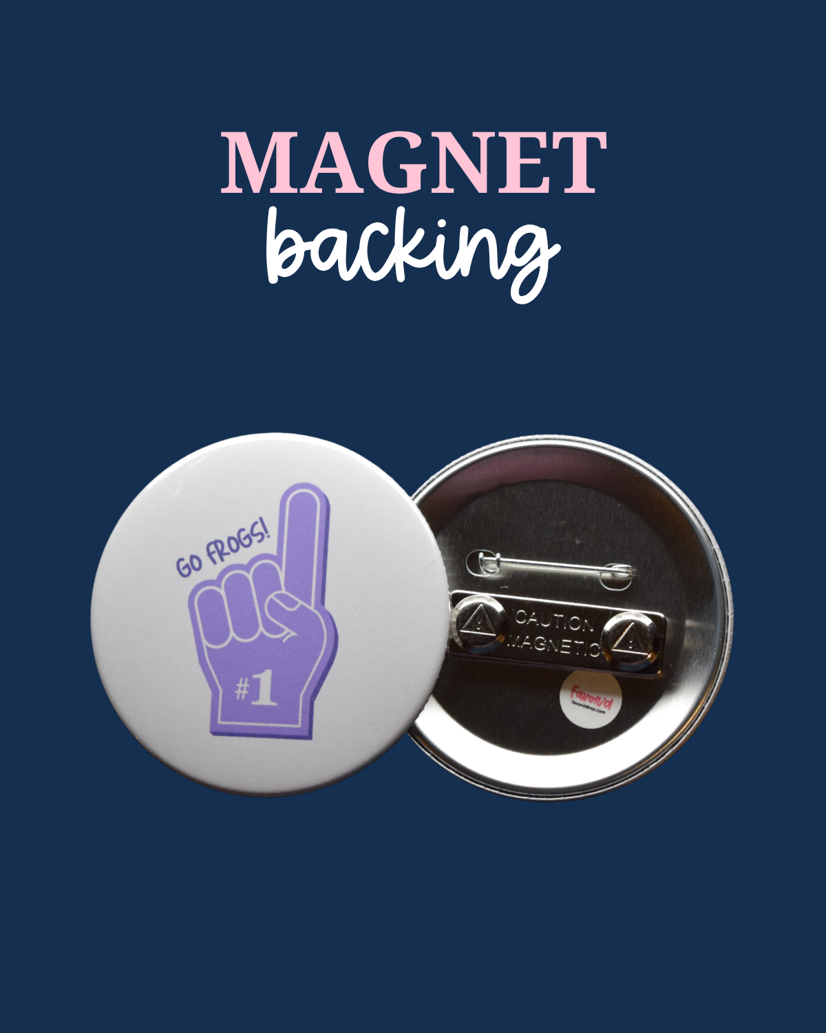 Go Frogs Button