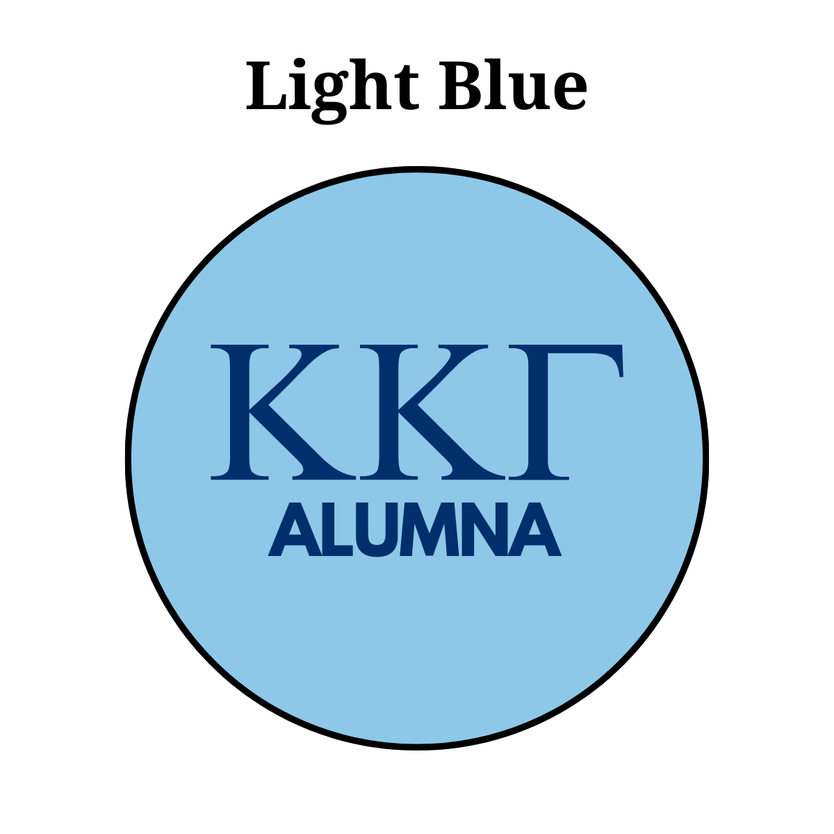Kappa Kappa Gamma Alumna Button