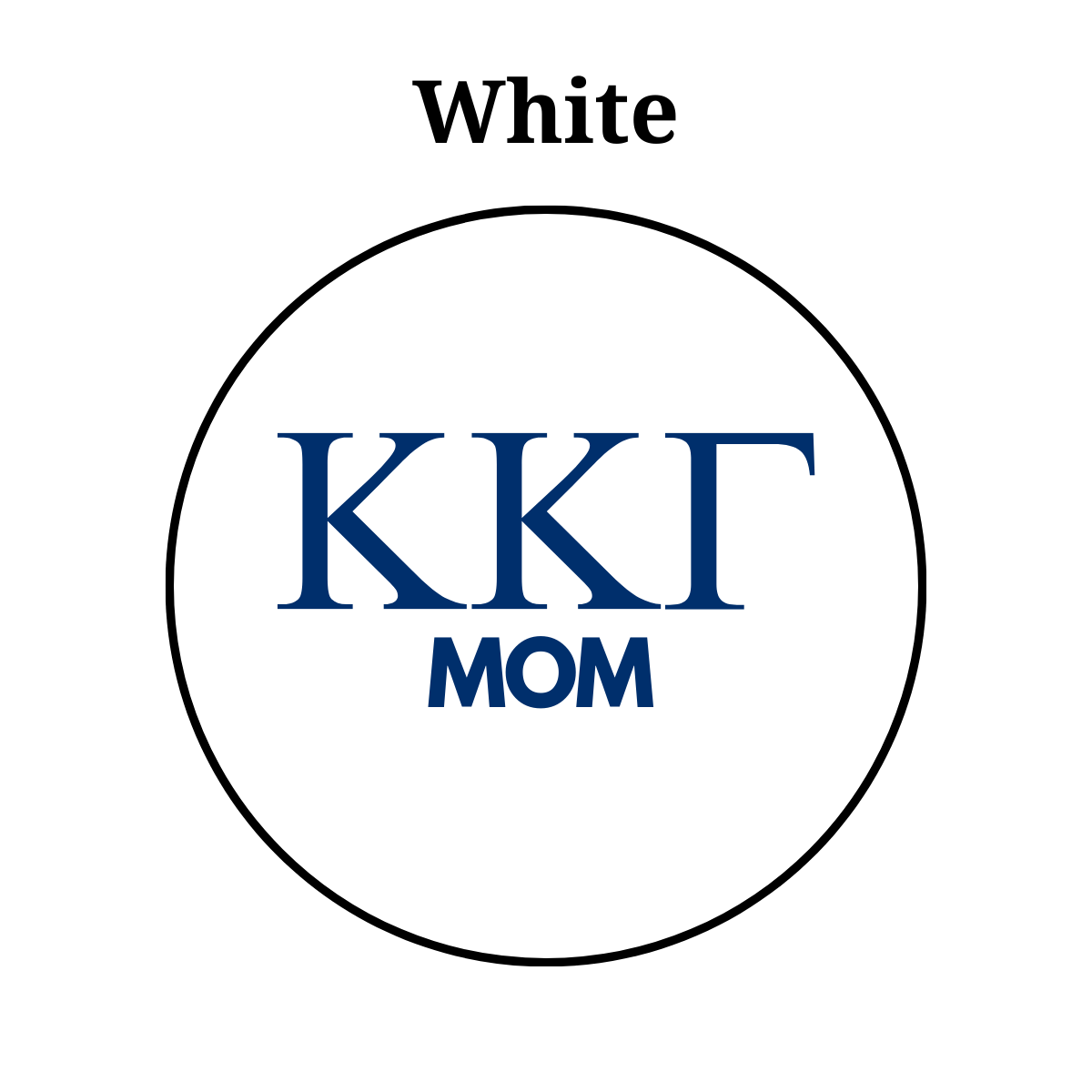 Kappa Kappa Gamma Mom Button