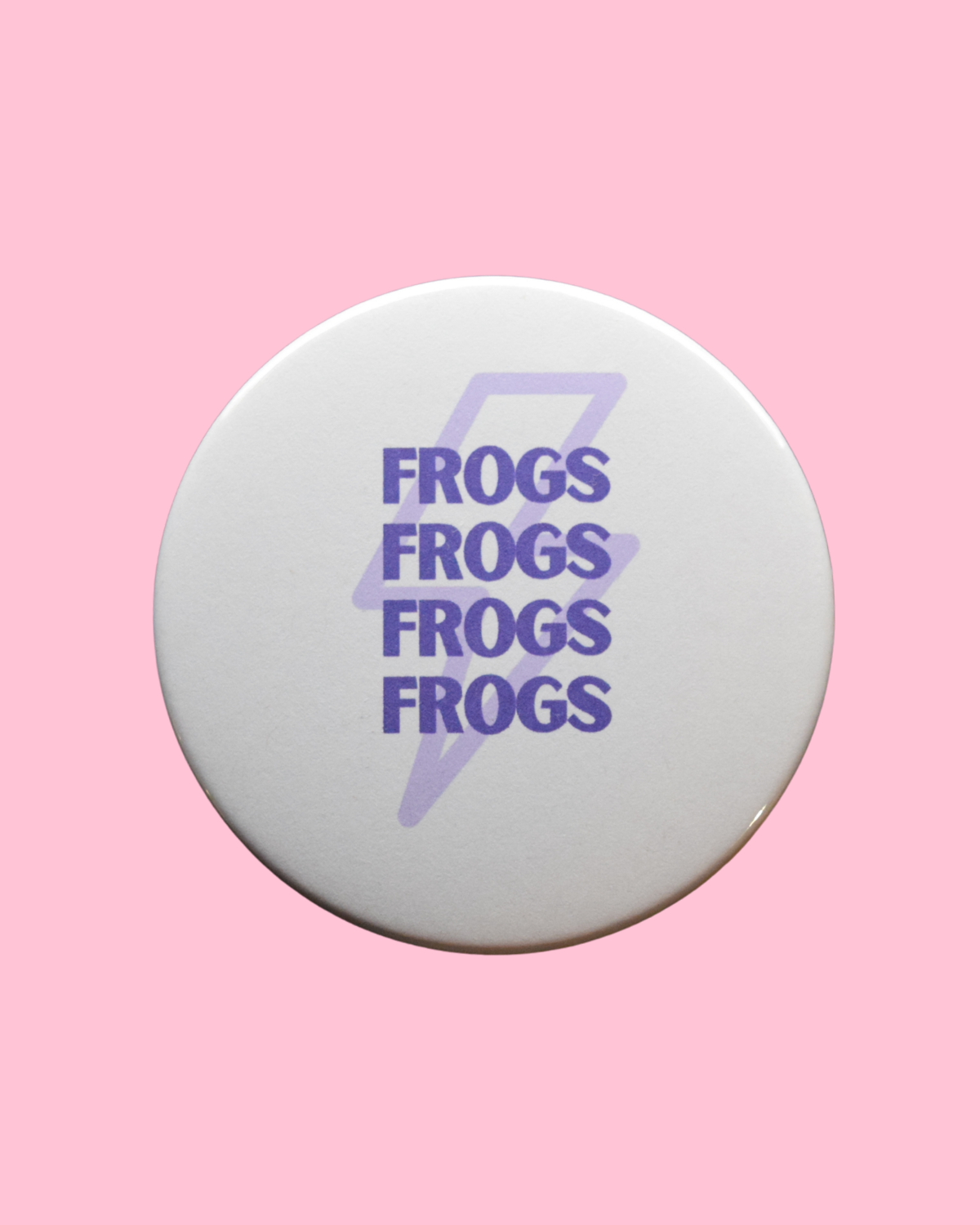 Frogs Lightning Bolt Button
