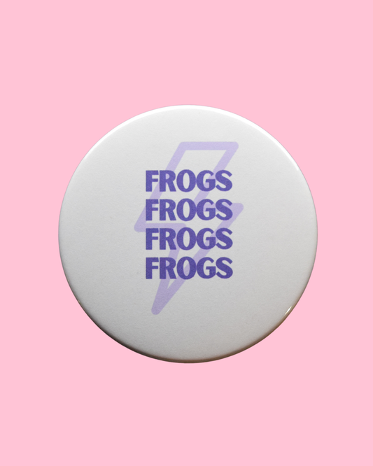 Frogs Lightning Bolt Button