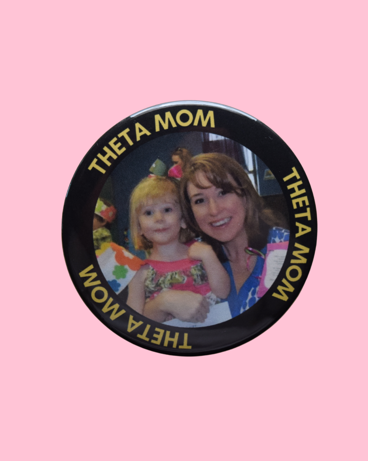 Kappa Alpha Theta Mom Photo Button