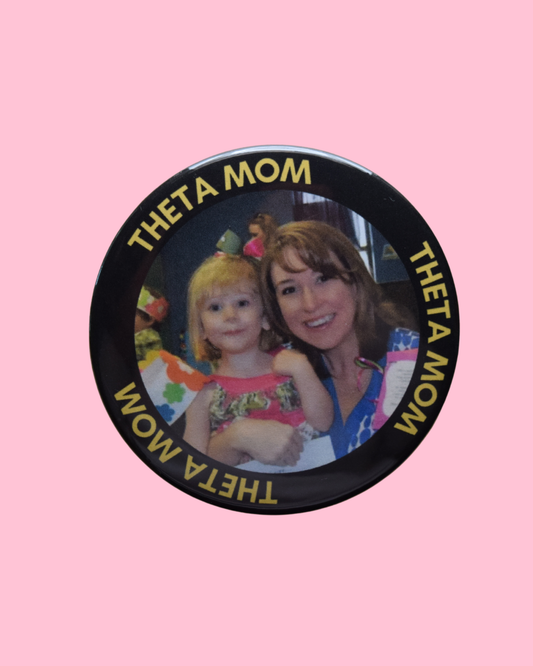 Kappa Alpha Theta Mom Photo Button