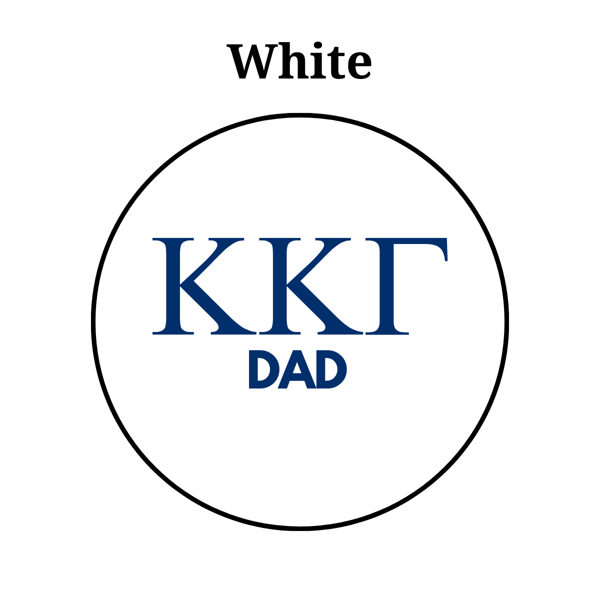 Kappa Kappa Gamma Dad Button