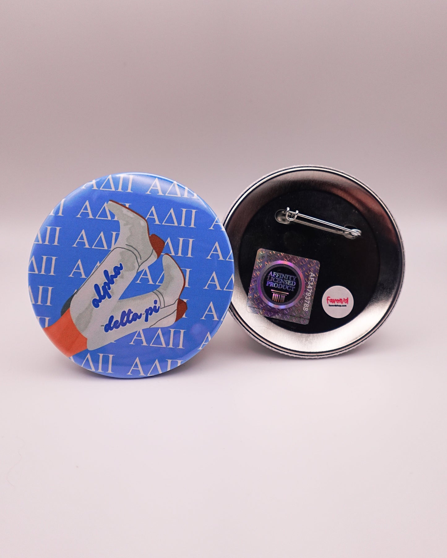 Alpha Delta Pi Boot Button