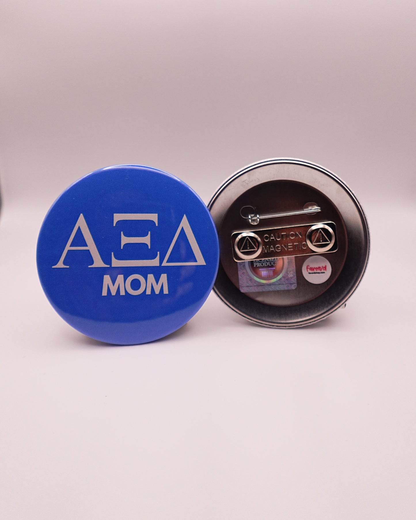 Alpha Xi Delta Mom Button