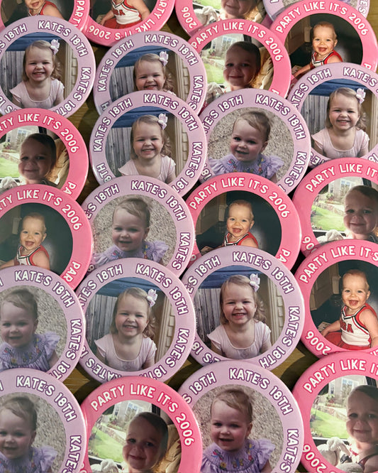 Birthday Buttons