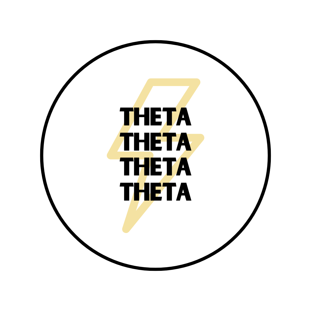 Theta Lightning Bolt Button